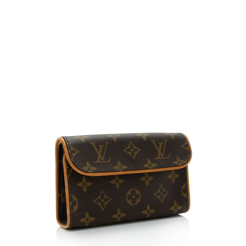 Louis Vuitton Monogram Canvas Pochette Florentine Small Belt Bag (SHF-YFDE2f)