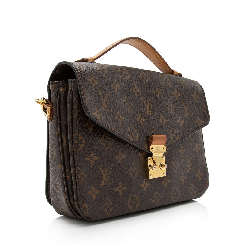 Louis Vuitton Monogram Canvas Pochette Metis Shoulder Bag SHF