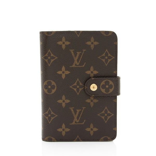Louis Vuitton Monogram Canvas Porte Papier Zipper Wallet (SHF-422DHO)