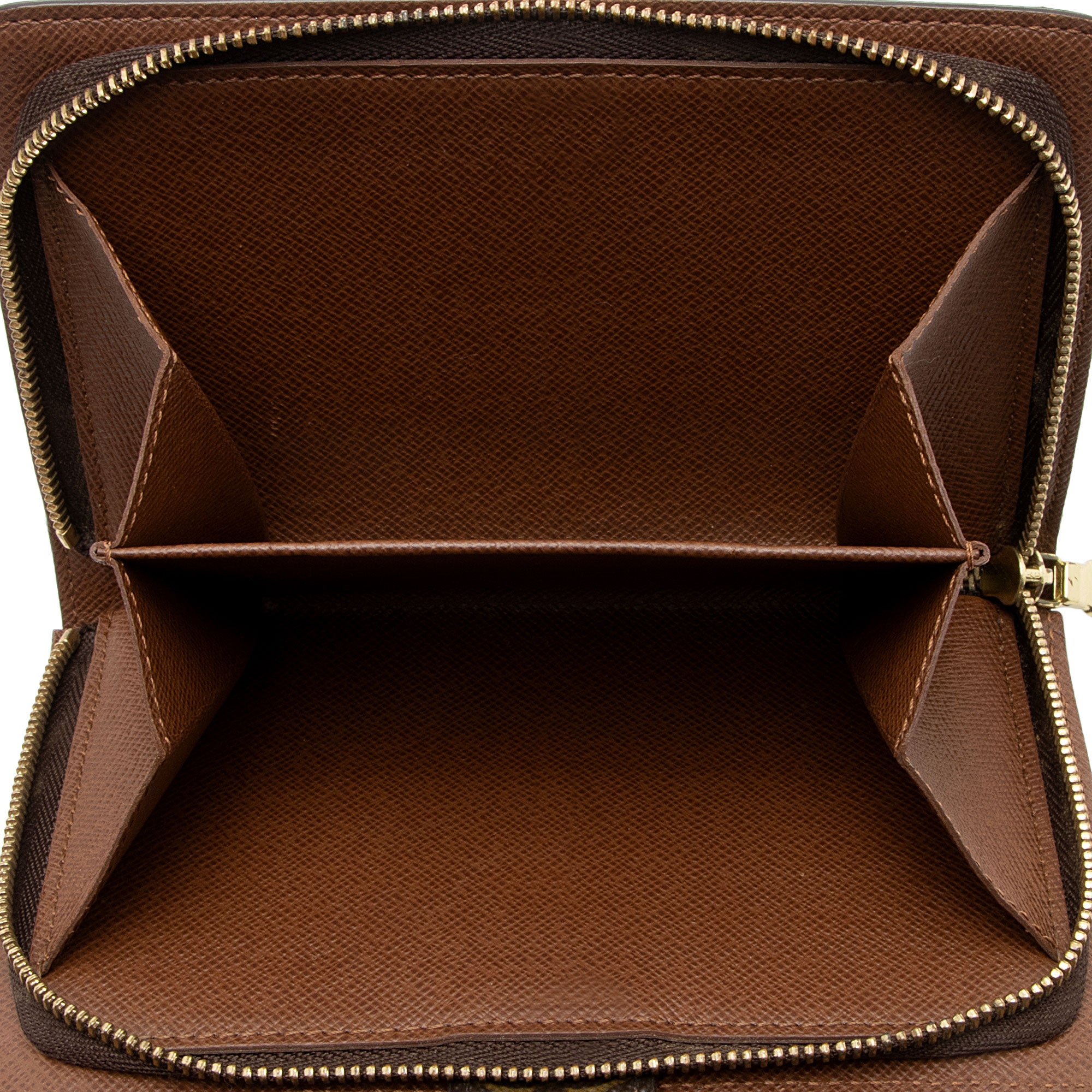 Louis Vuitton Monogram Canvas Porte Papier Zipper Wallet (SHF-422DHO)