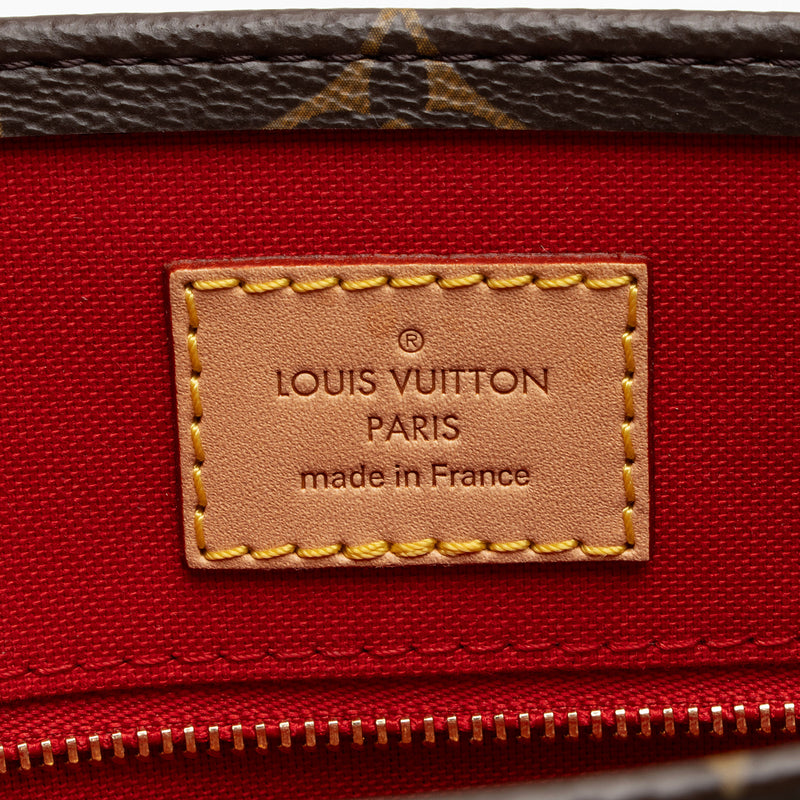 Louis Vuitton Monogram Canvas Sac Plat BB Tote (SHF-OfhzXM)