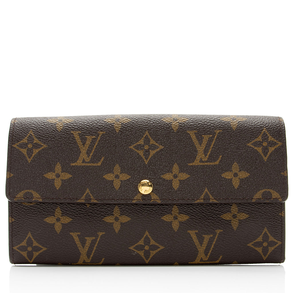 Louis Vuitton Monogram Sarah Wallet, Brown