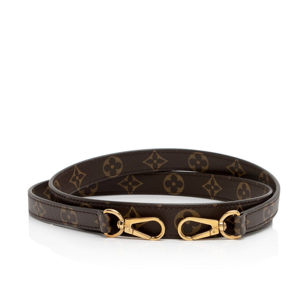 Louis Vuitton Monogram Canvas Buckle Bracelet (SHF-DQYIFa)