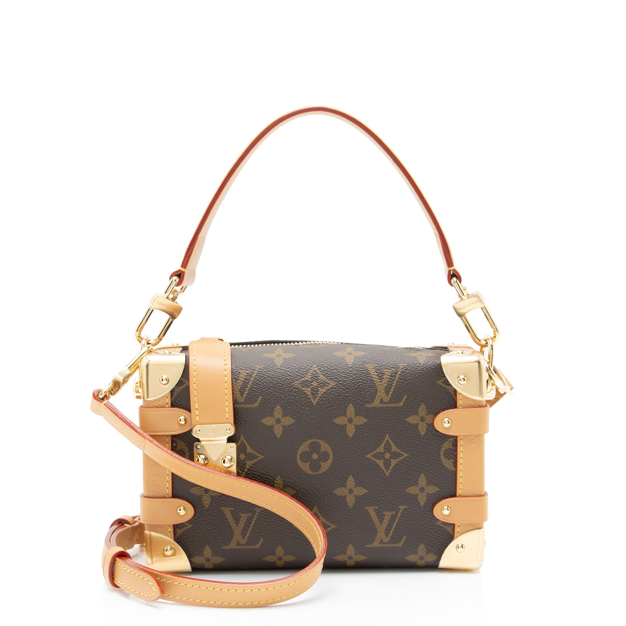 Louis Vuitton Monogram Canvas Side Trunk PM Shoulder Bag