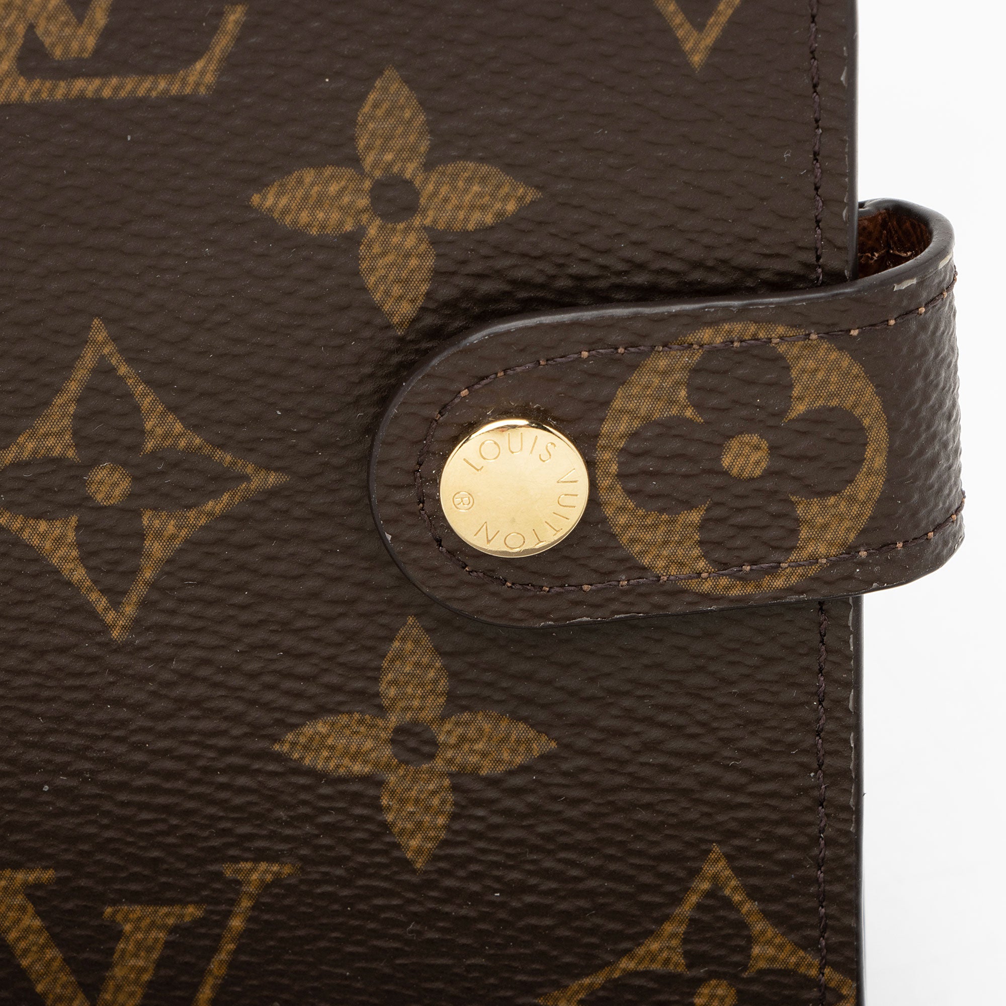 Louis Vuitton Monogram Canvas Small Ring Agenda Cover
