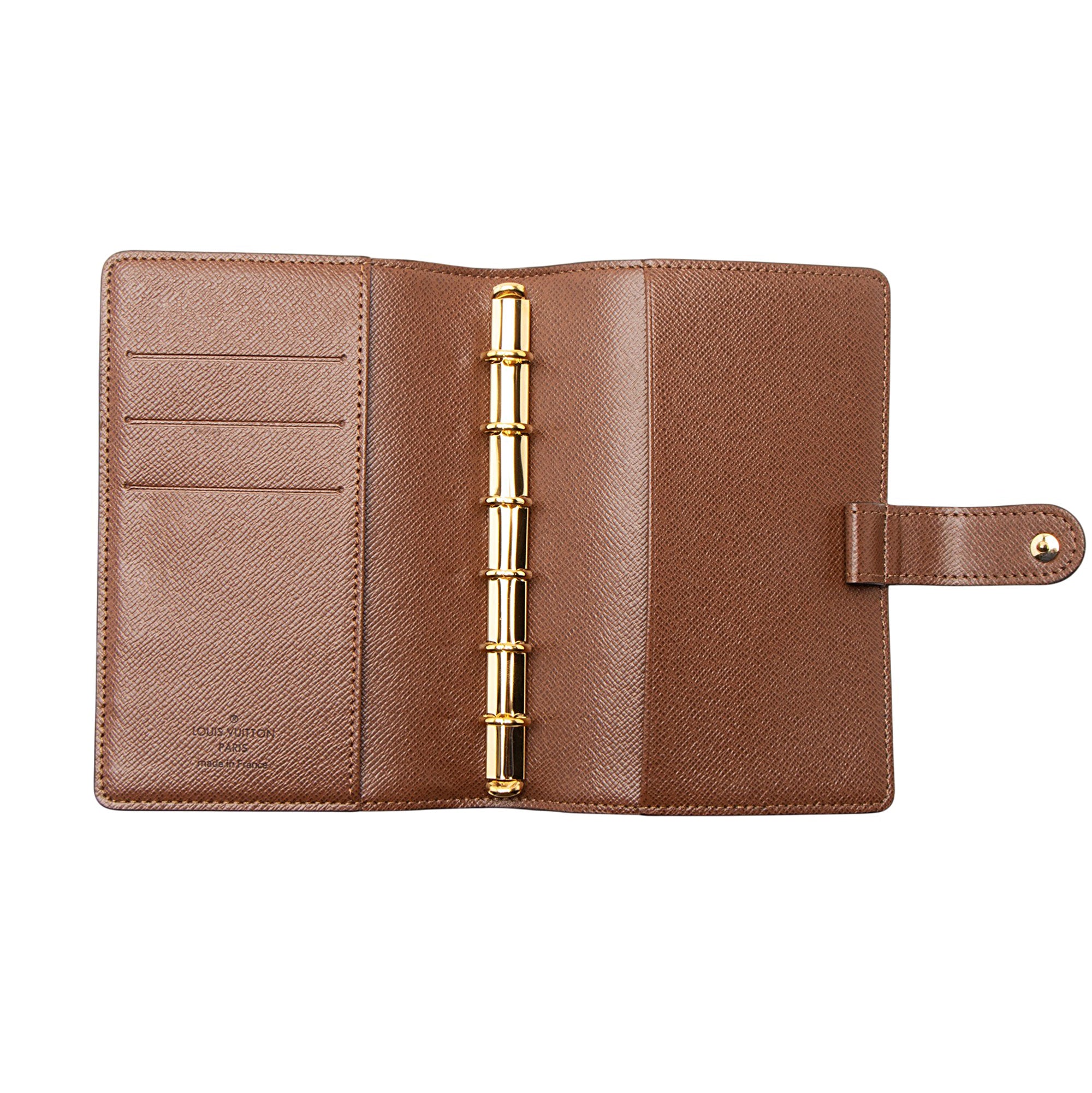 Louis Vuitton Monogram Canvas Small Ring Agenda Cover