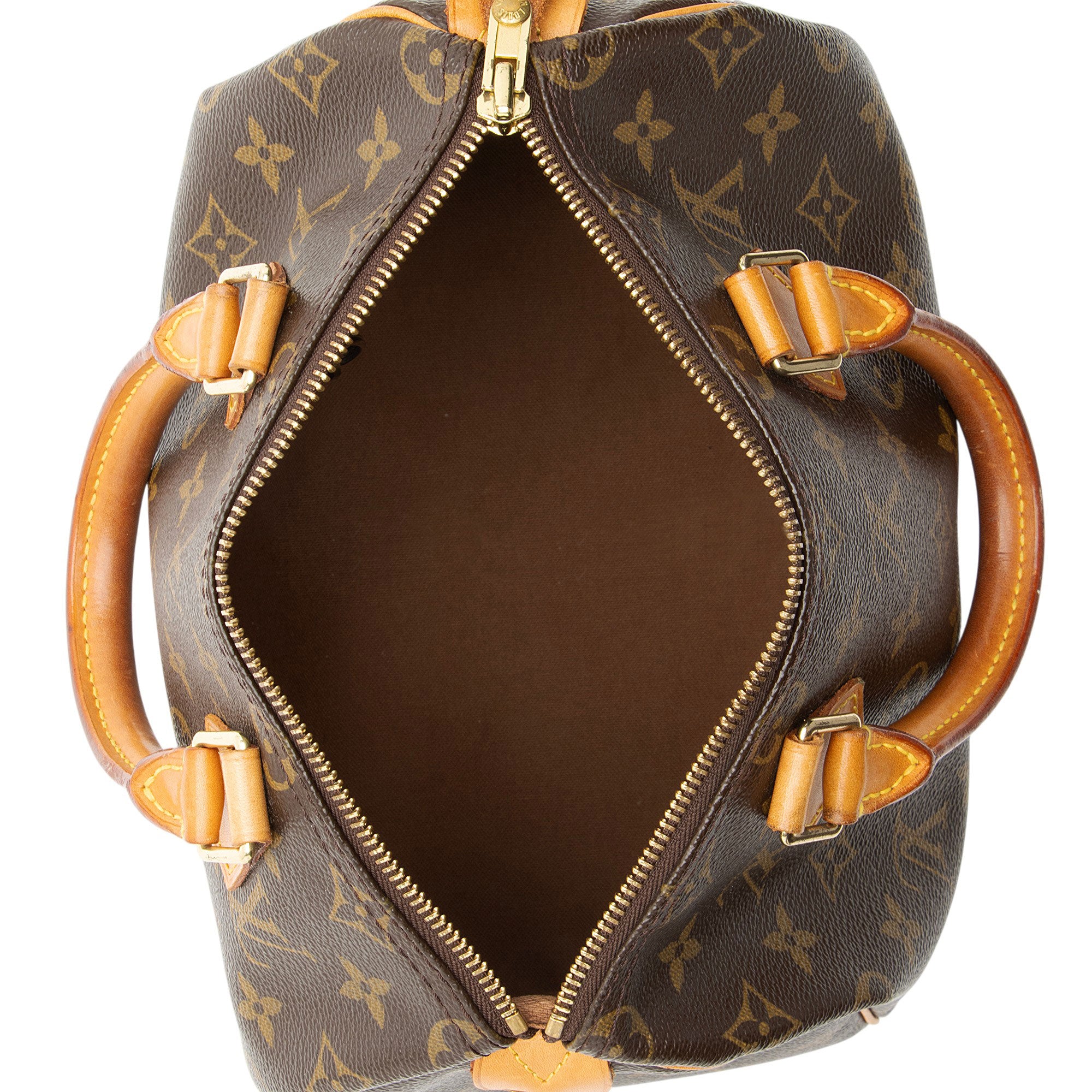 Louis Vuitton Monogram Canvas Speedy 25 Satchel