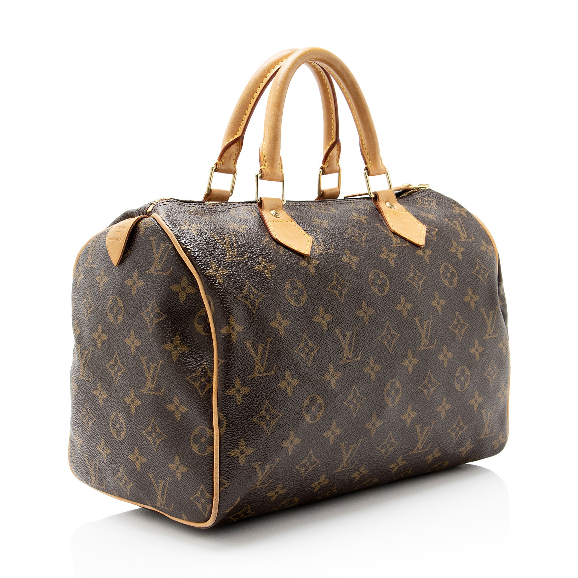 Louis Vuitton Monogram Canvas Speedy 30 Satchel
