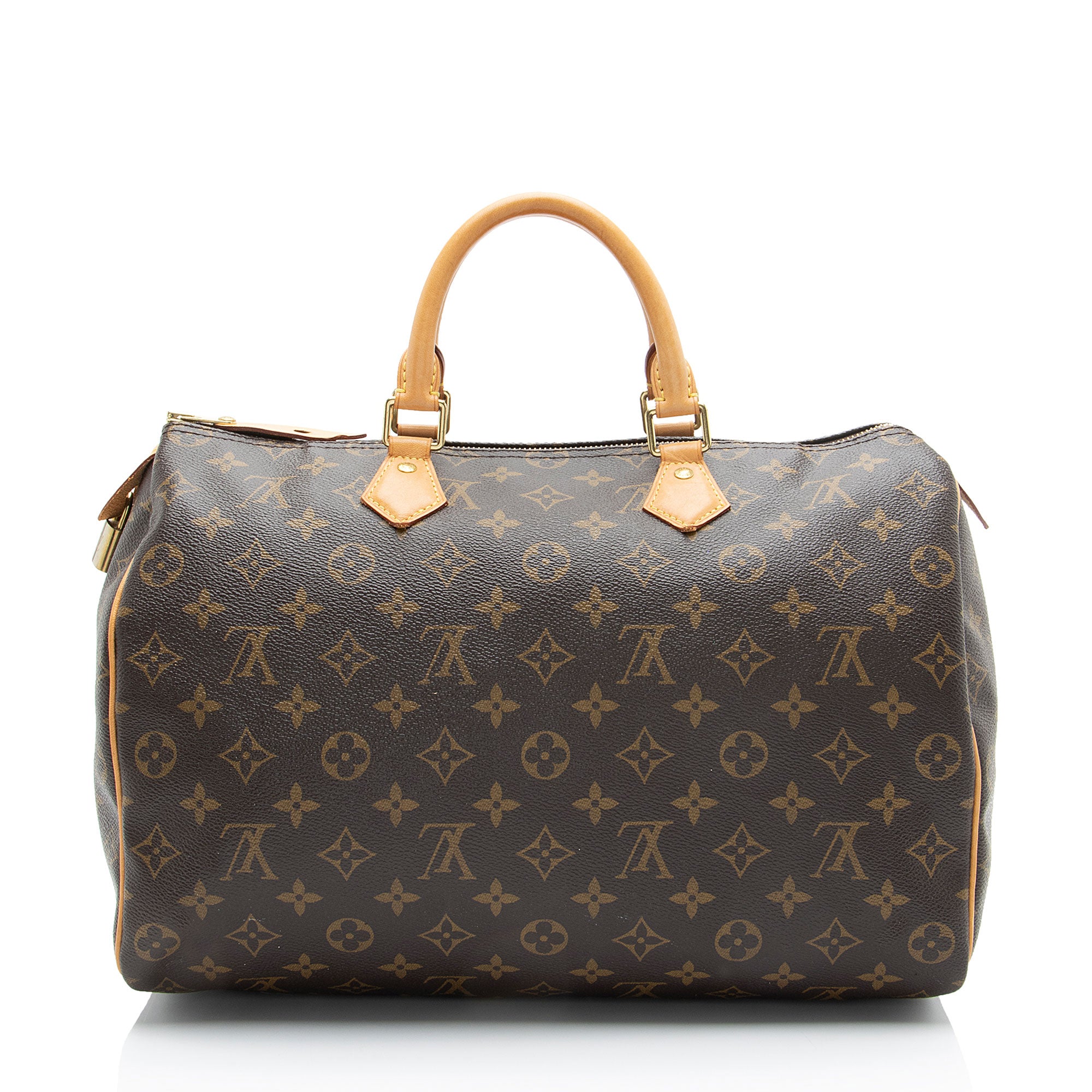 Louis Vuitton Monogram Canvas Speedy 35 Satchel