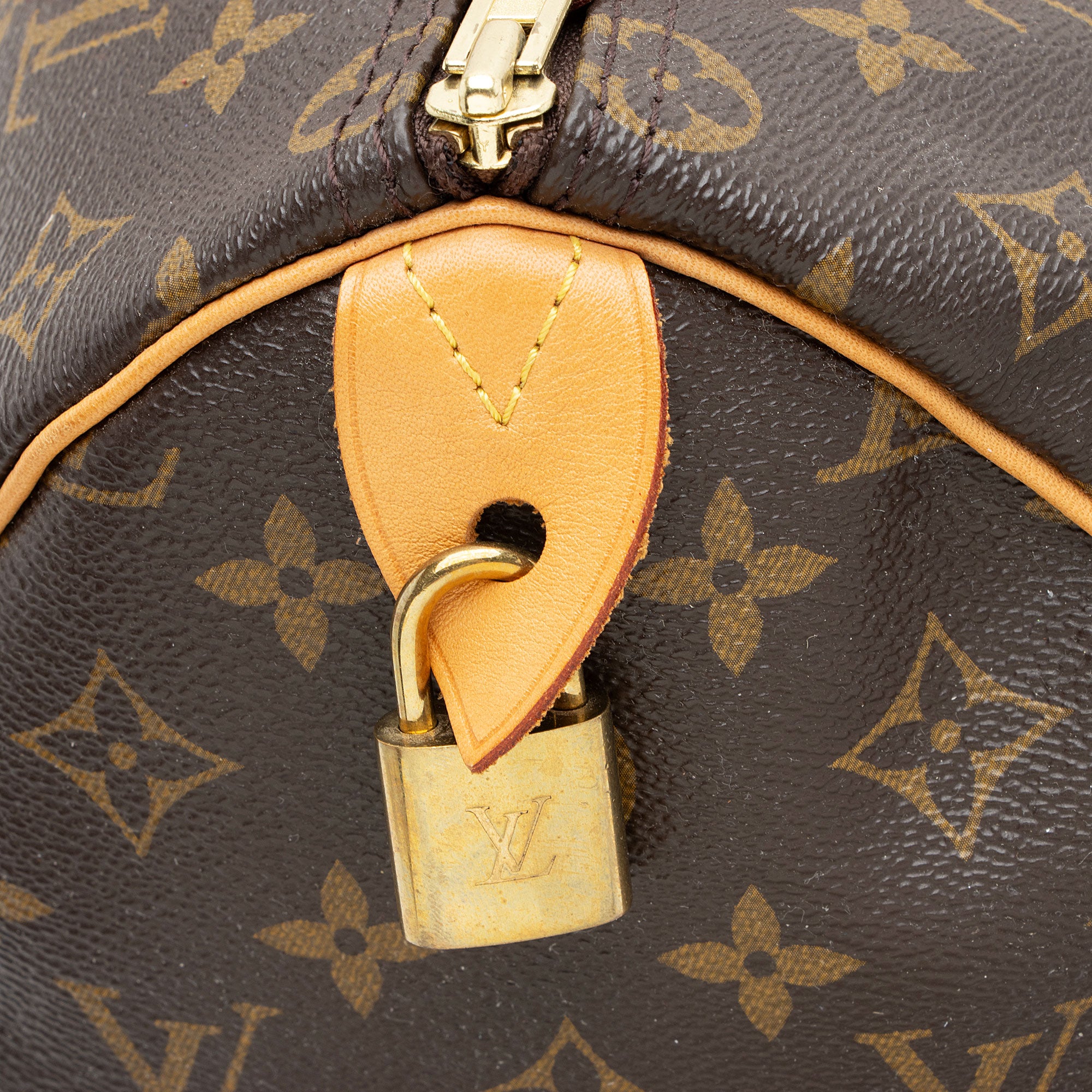 Louis Vuitton Monogram Canvas Speedy 35 Satchel