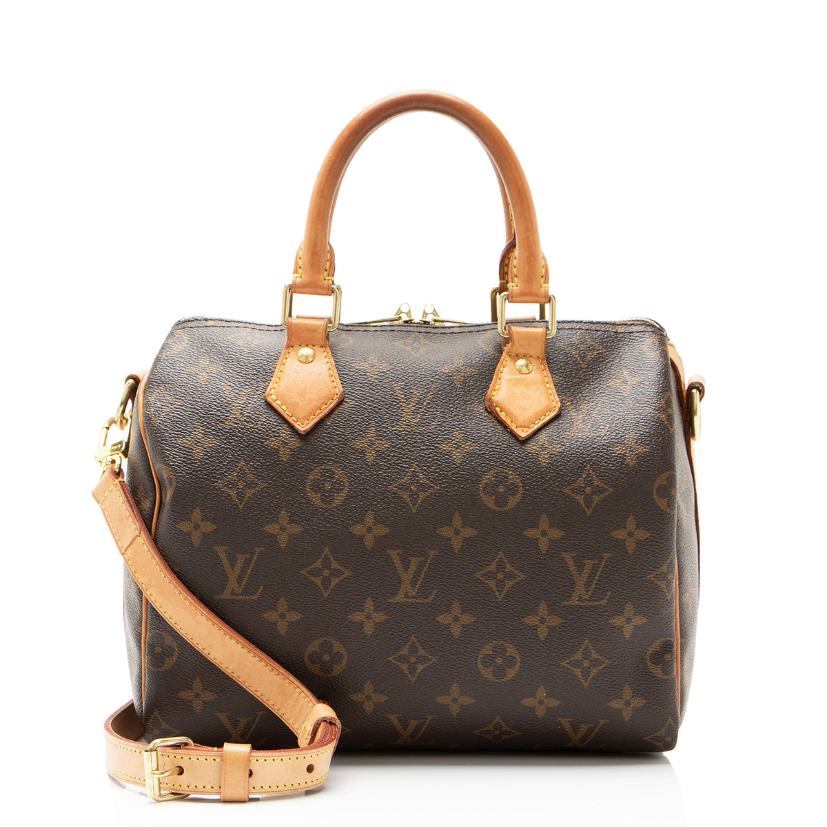 Louis Vuitton Monogram Canvas Speedy Bandouliere 25 Satchel