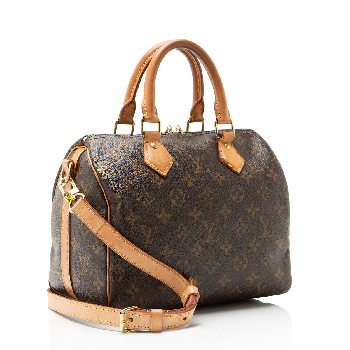 Louis Vuitton Monogram Canvas Speedy Bandouliere 25 Satchel