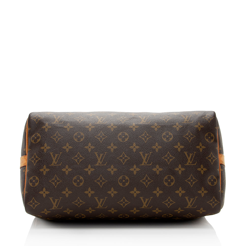 Louis Vuitton Monogram Canvas Speedy Bandouliere 35 Satchel (SHF-20549)