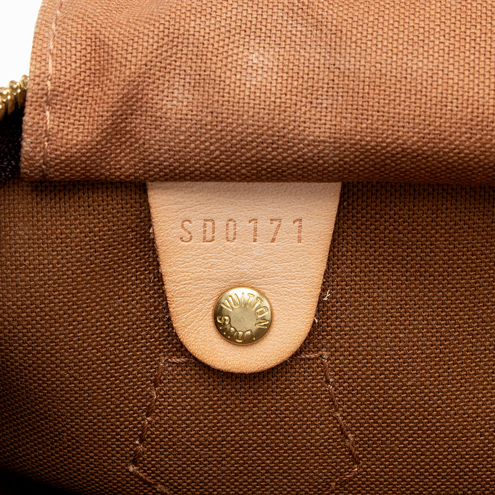 Louis Vuitton Monogram Canvas Speedy Bandouliere 35 Satchel (SHF-20549)
