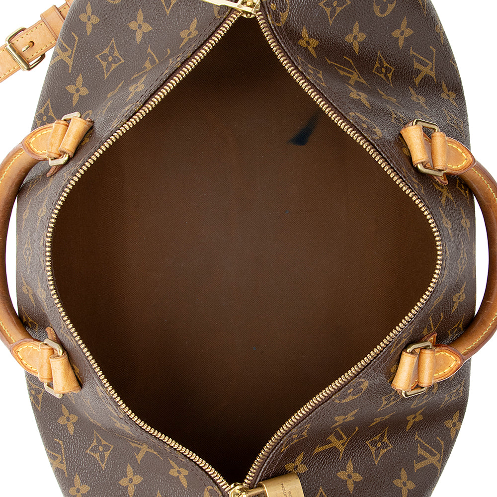 Louis Vuitton Monogram Canvas Speedy Bandouliere 35 Satchel (SHF-20549)