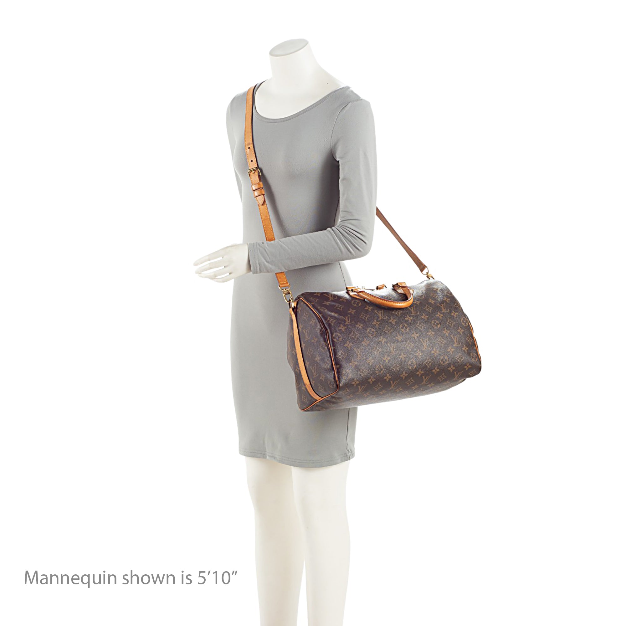 Louis Vuitton Monogram Canvas Speedy Bandouliere 35 Satchel (SHF-rOaWtz)