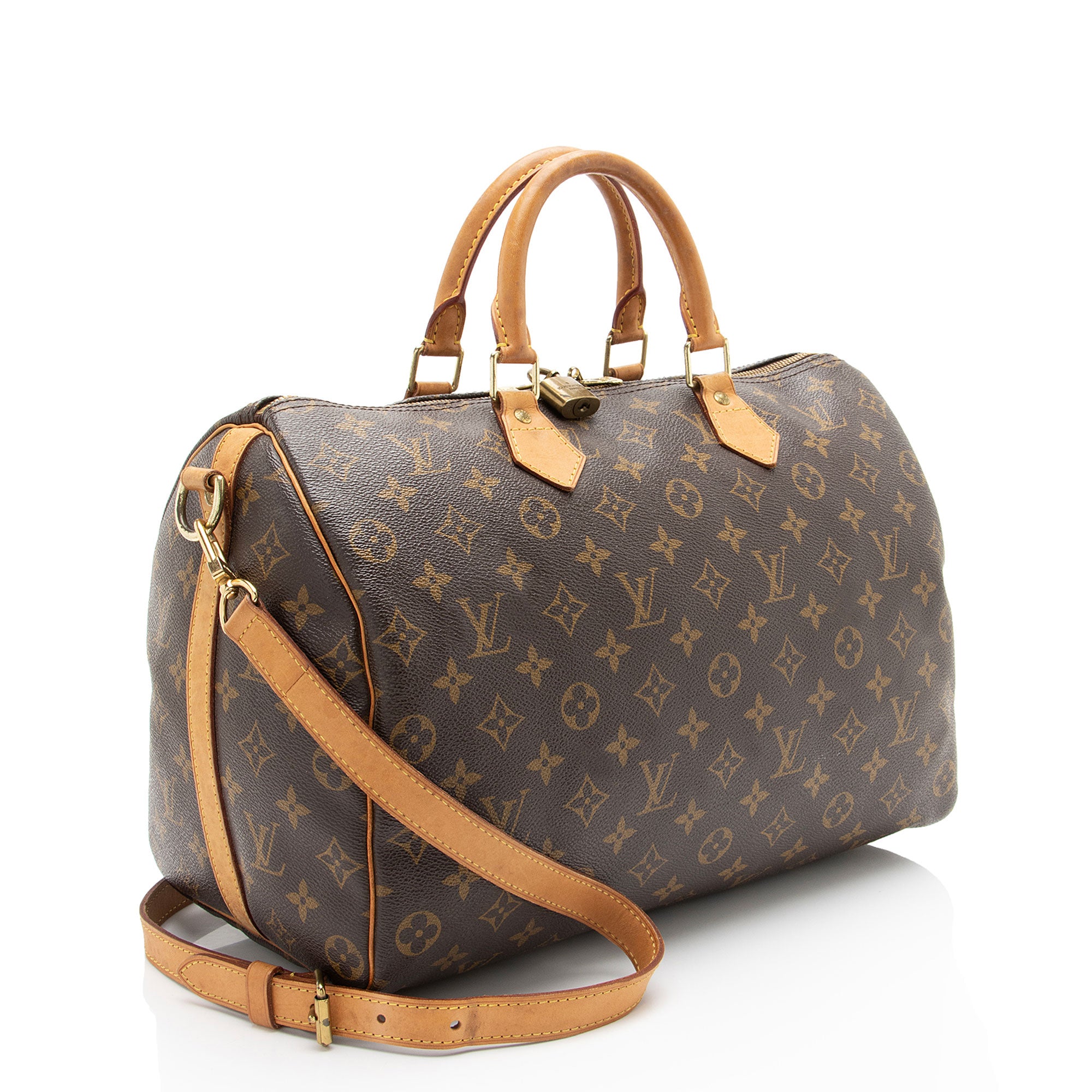 Louis Vuitton Monogram Canvas Speedy Bandouliere 35 Satchel