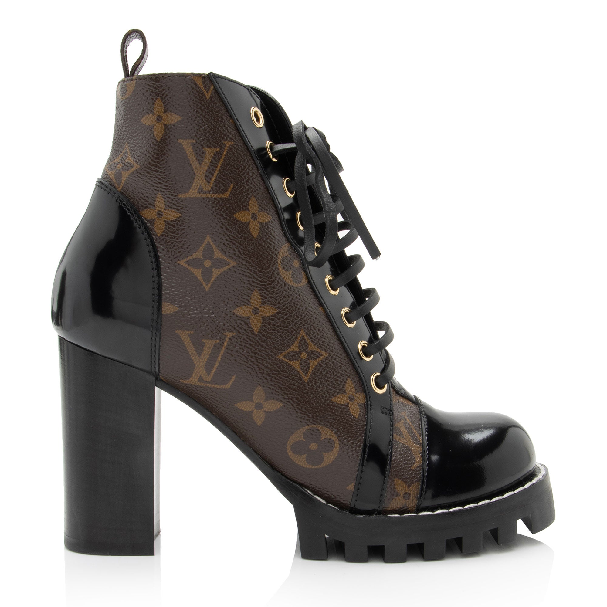 Louis Vuitton Monogram Canvas Star Trail Ankle Boots - Size 7 / 37 (SHF-leJeSk)
