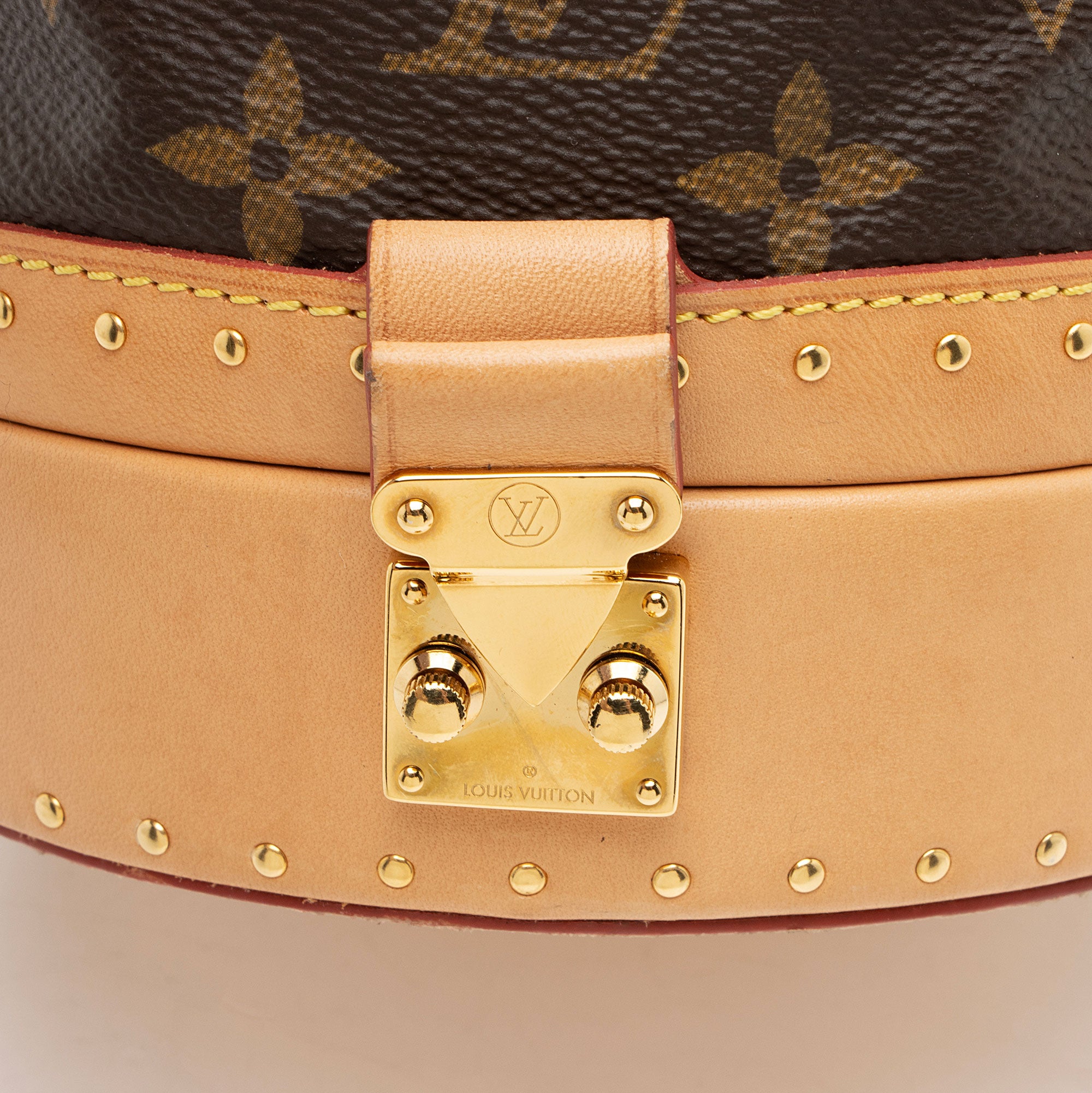 Louis Vuitton Monogram Canvas Studded Petite Noe Trunk Bag