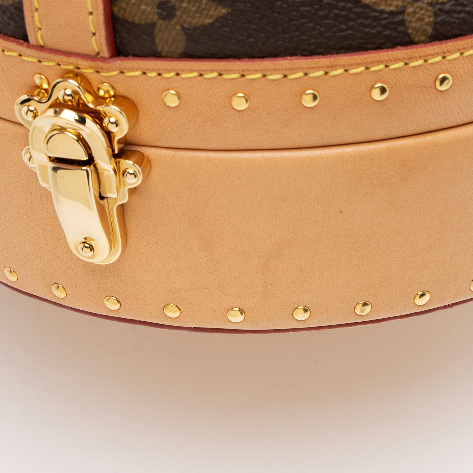 Louis Vuitton Monogram Canvas Studded Petite Noe Trunk Bag