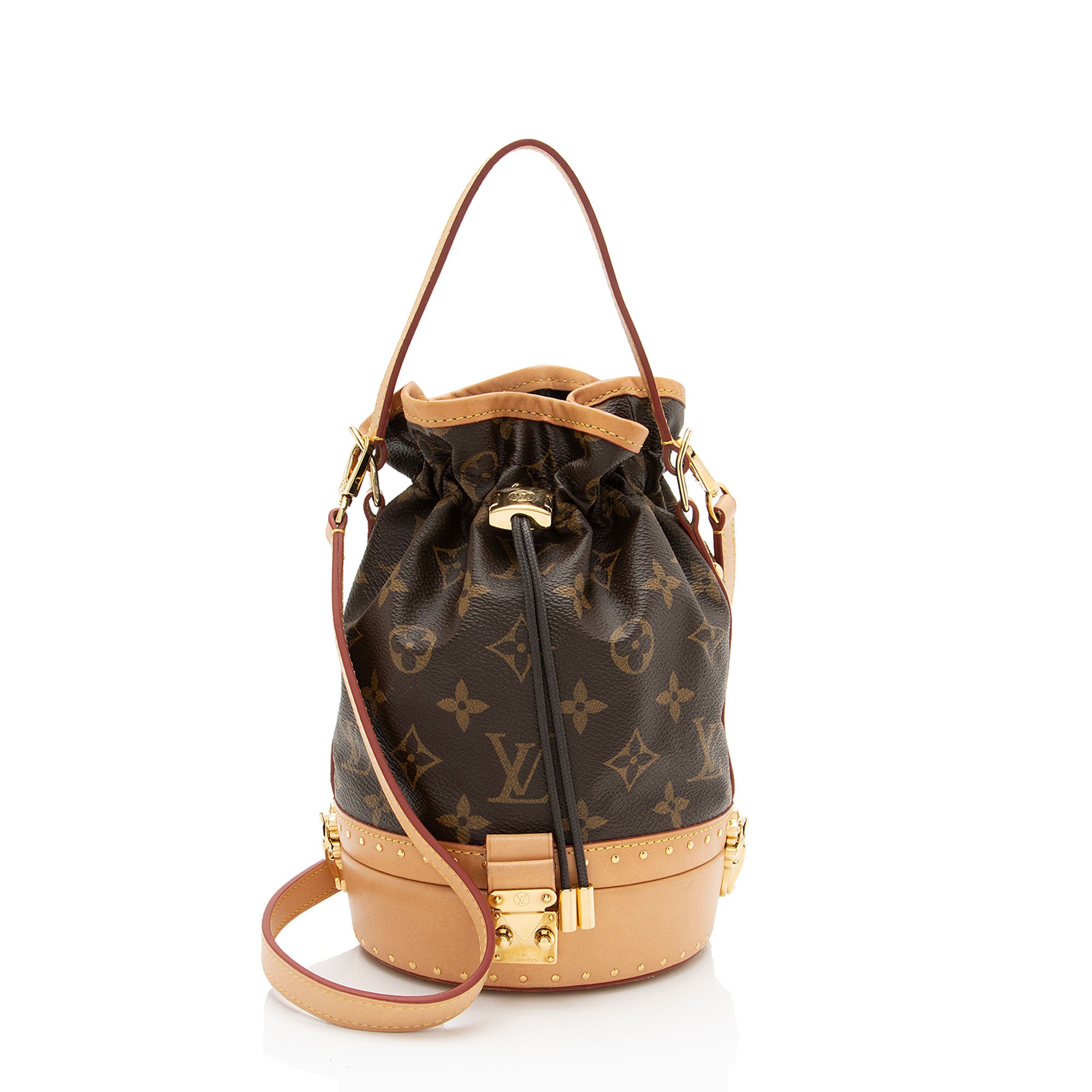 Louis Vuitton Monogram Canvas Studded Petite Noe Trunk Bag