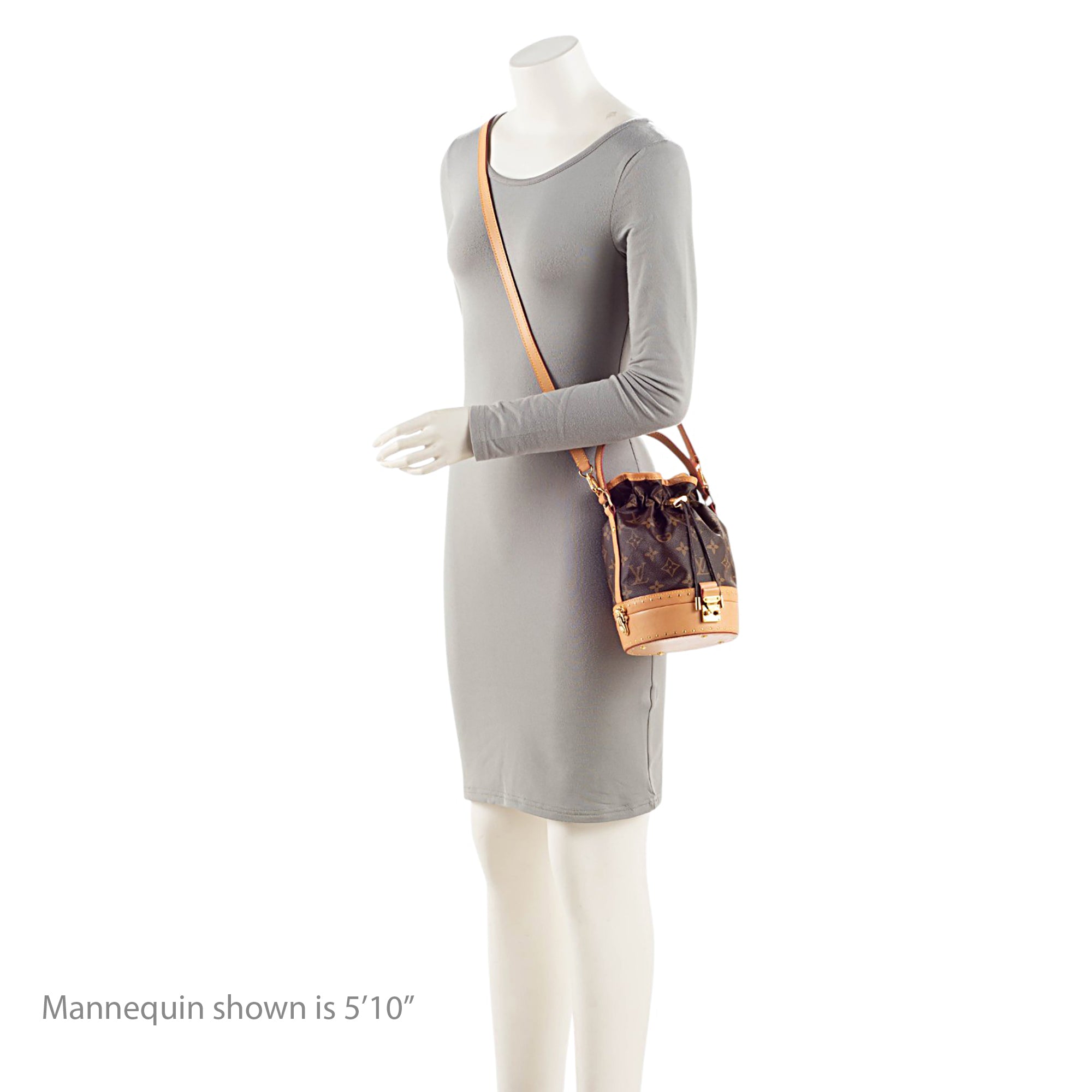 Louis Vuitton Monogram Canvas Studded Petite Noe Trunk Bag
