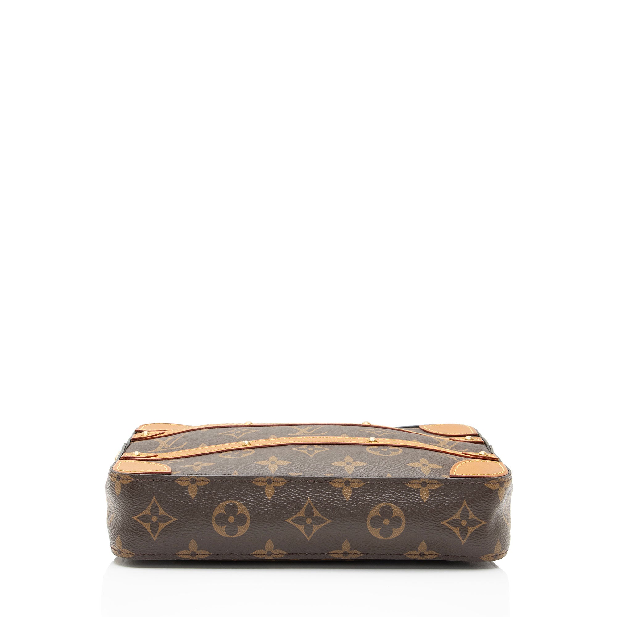 Louis Vuitton Monogram Canvas Studded Soft Trunk Pouch