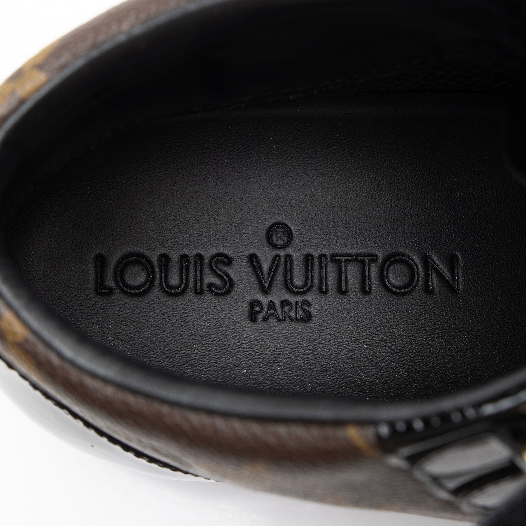 Louis Vuitton Monogram Canvas Suede Move Up Sneakers - Size 8.5 / 38.5