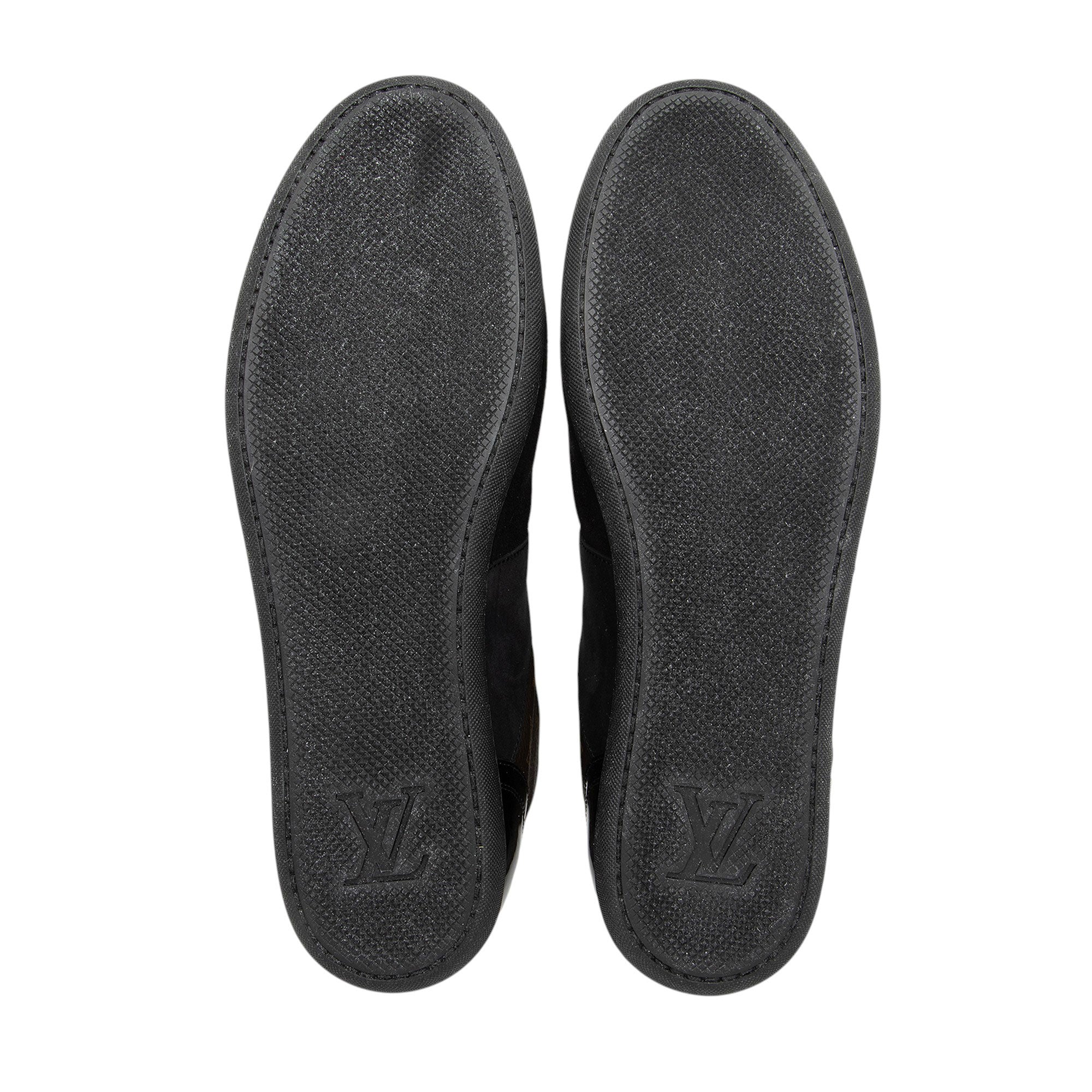Louis Vuitton Monogram Canvas Suede Move Up Sneakers - Size 8.5 / 38.5