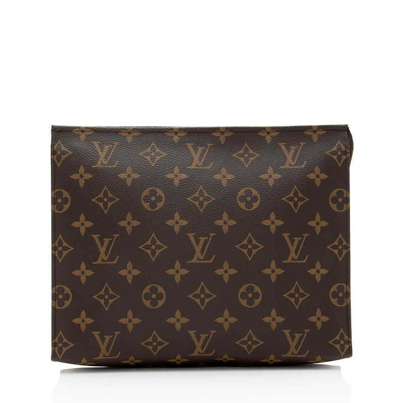Louis Vuitton Toiletry Pouch 26 Monogram Brown in Coated Canvas with Gold- Tone - US