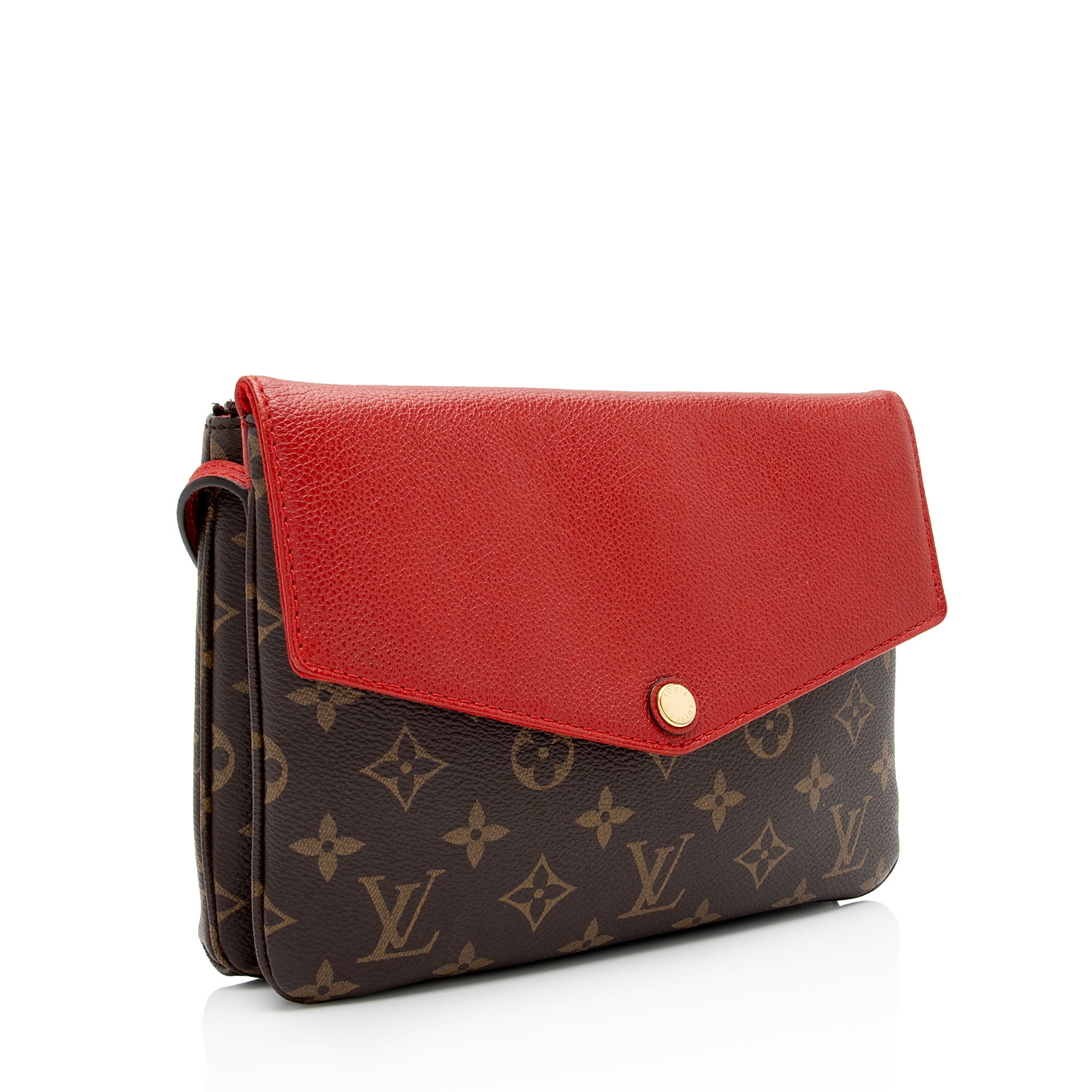 Louis Vuitton Monogram Canvas Twinset Shoulder Bag (SHF-BSj7SS)