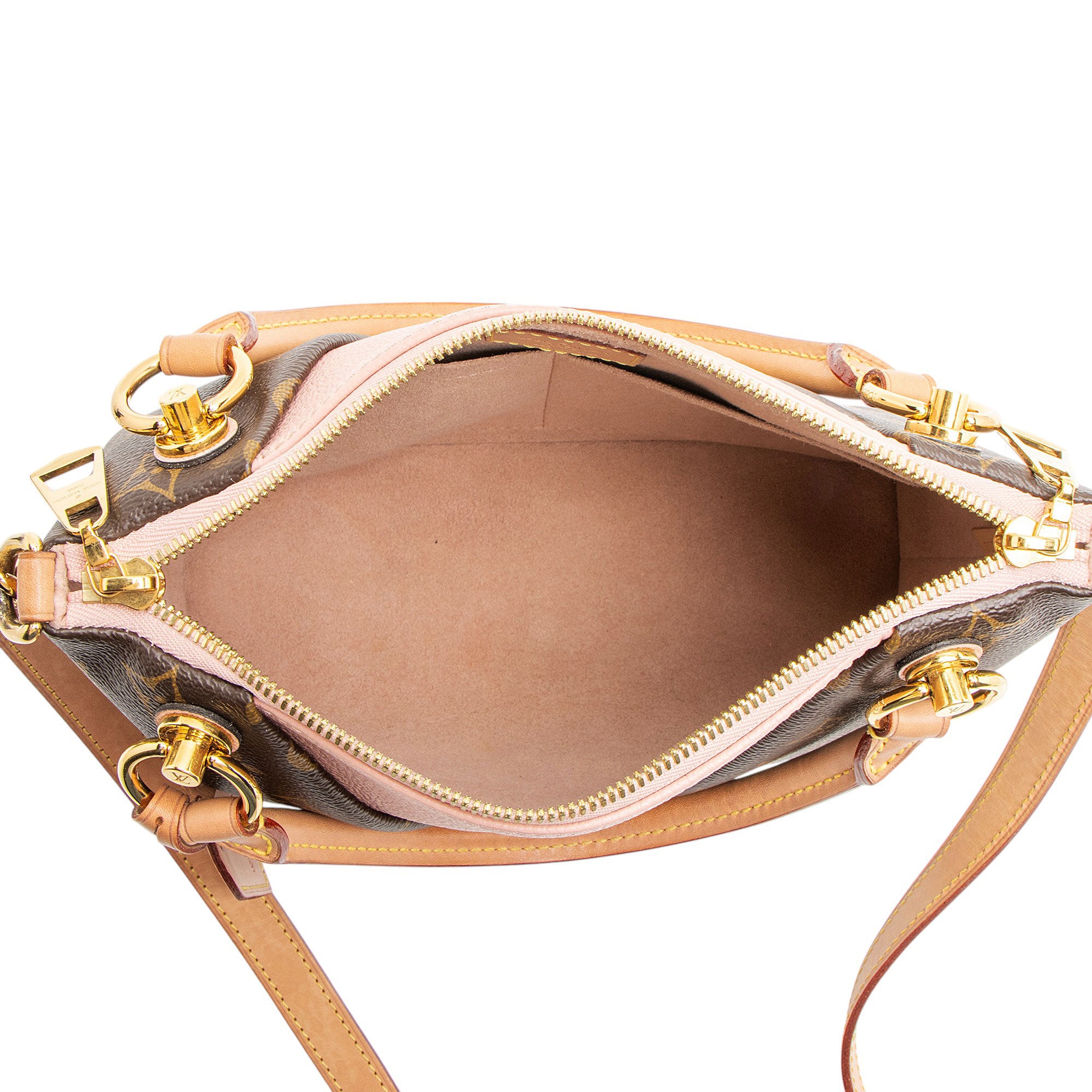 Louis Vuitton Monogram Canvas V Tote BB (SHF-m056eT)