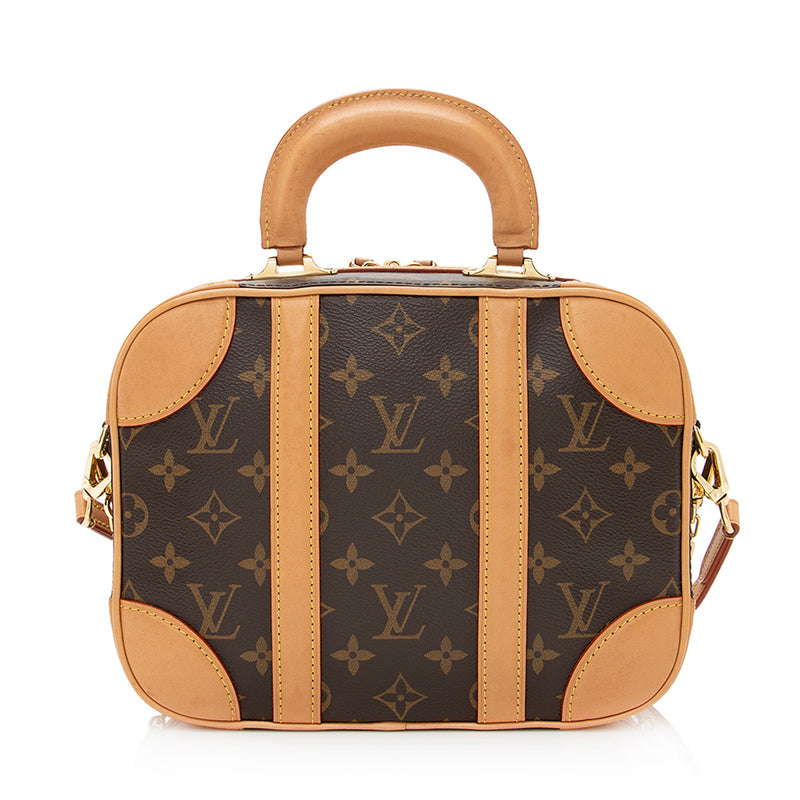 Louis Vuitton Monogram Canvas Valisette BB Shoulder Bag (SHF-20590)