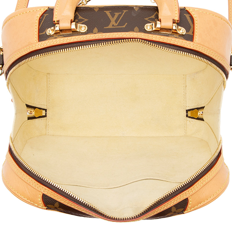 Louis Vuitton Monogram Canvas Valisette BB Shoulder Bag (SHF-20590)