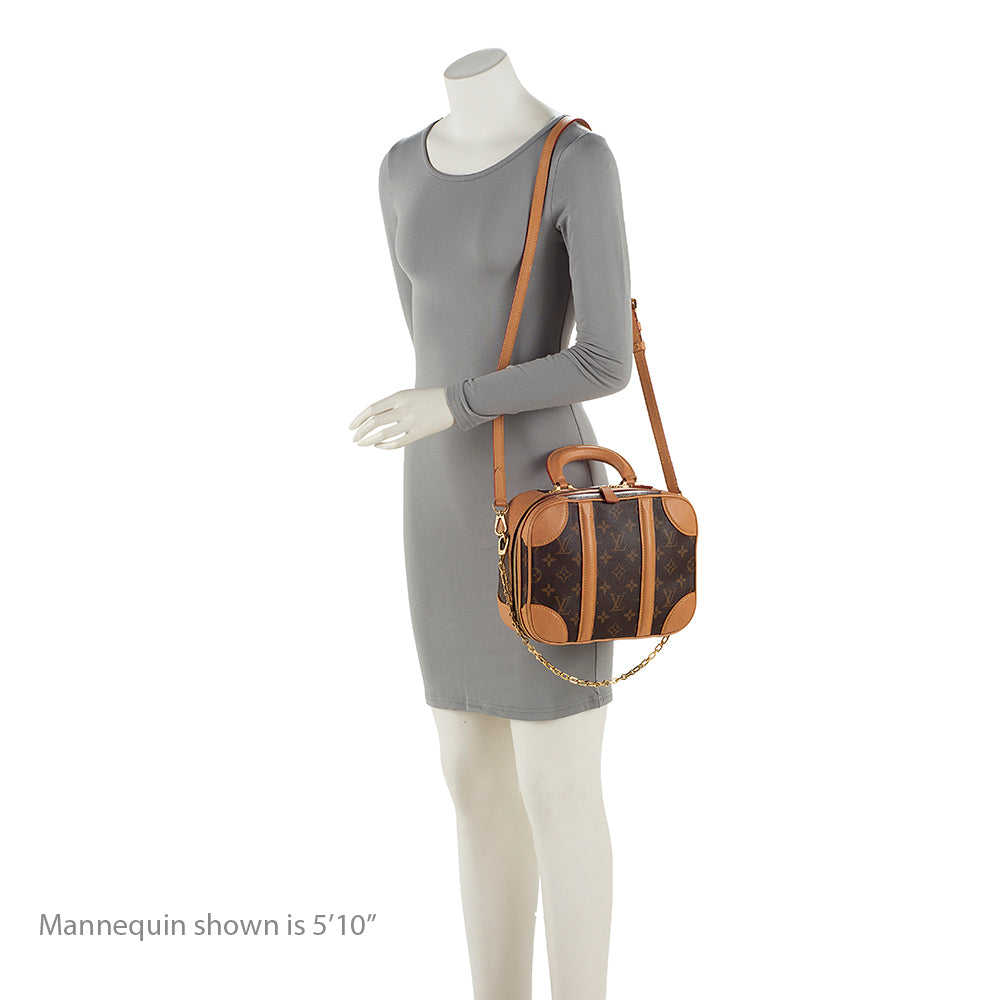 Louis Vuitton Monogram Canvas Valisette BB Top Handle (SHF-20590)