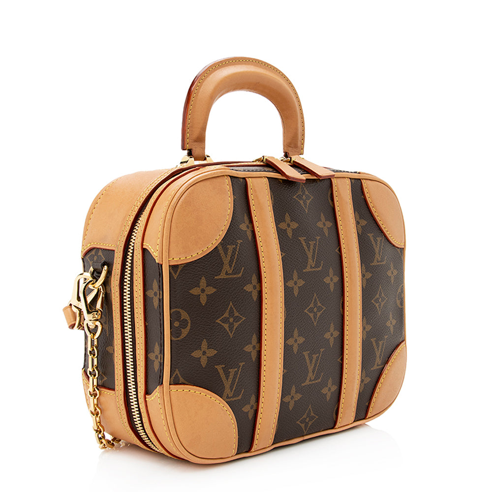 Louis Vuitton Monogram Canvas Valisette BB Top Handle (SHF-20590)