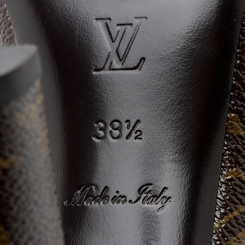 Louis Vuitton Monogram Canvas Vanity Peep Toe Pumps - Size 8.5 / 38.5 (SHF-yFfMg2)