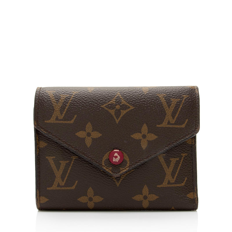 Louis Vuitton Clemence Wallet Monogram Fuchsia in Coated Canvas with  Gold-tone - US