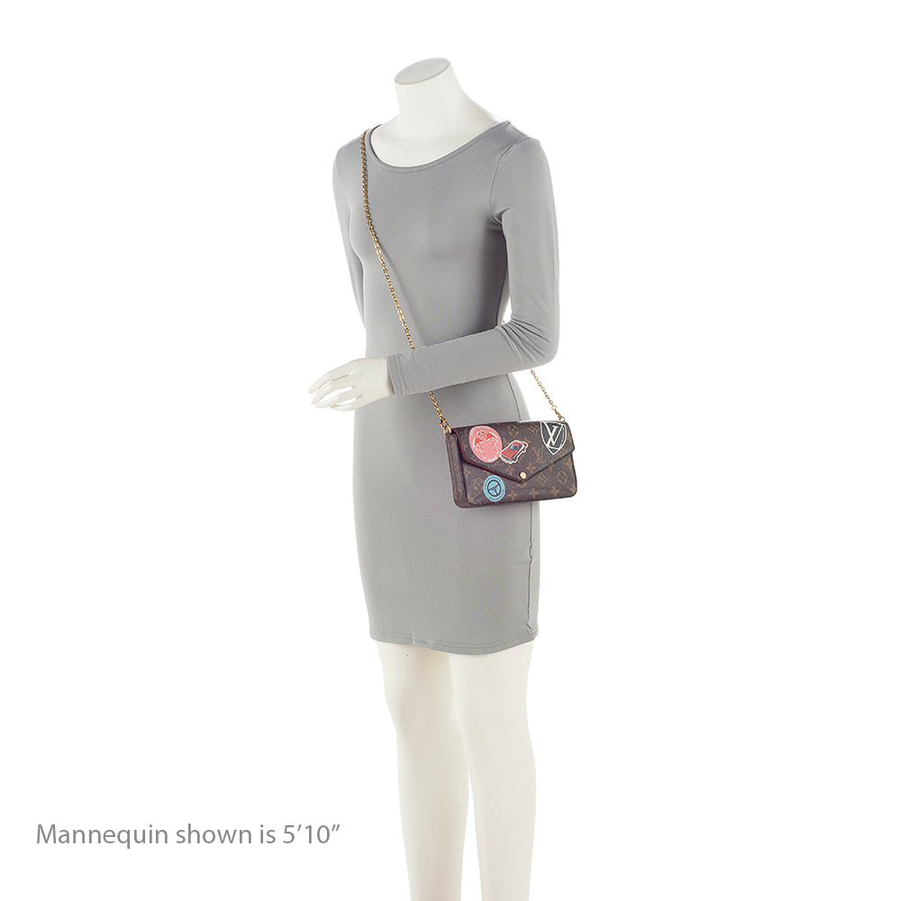 Louis Vuitton Monogram Canvas World Tour Felicie Pochette