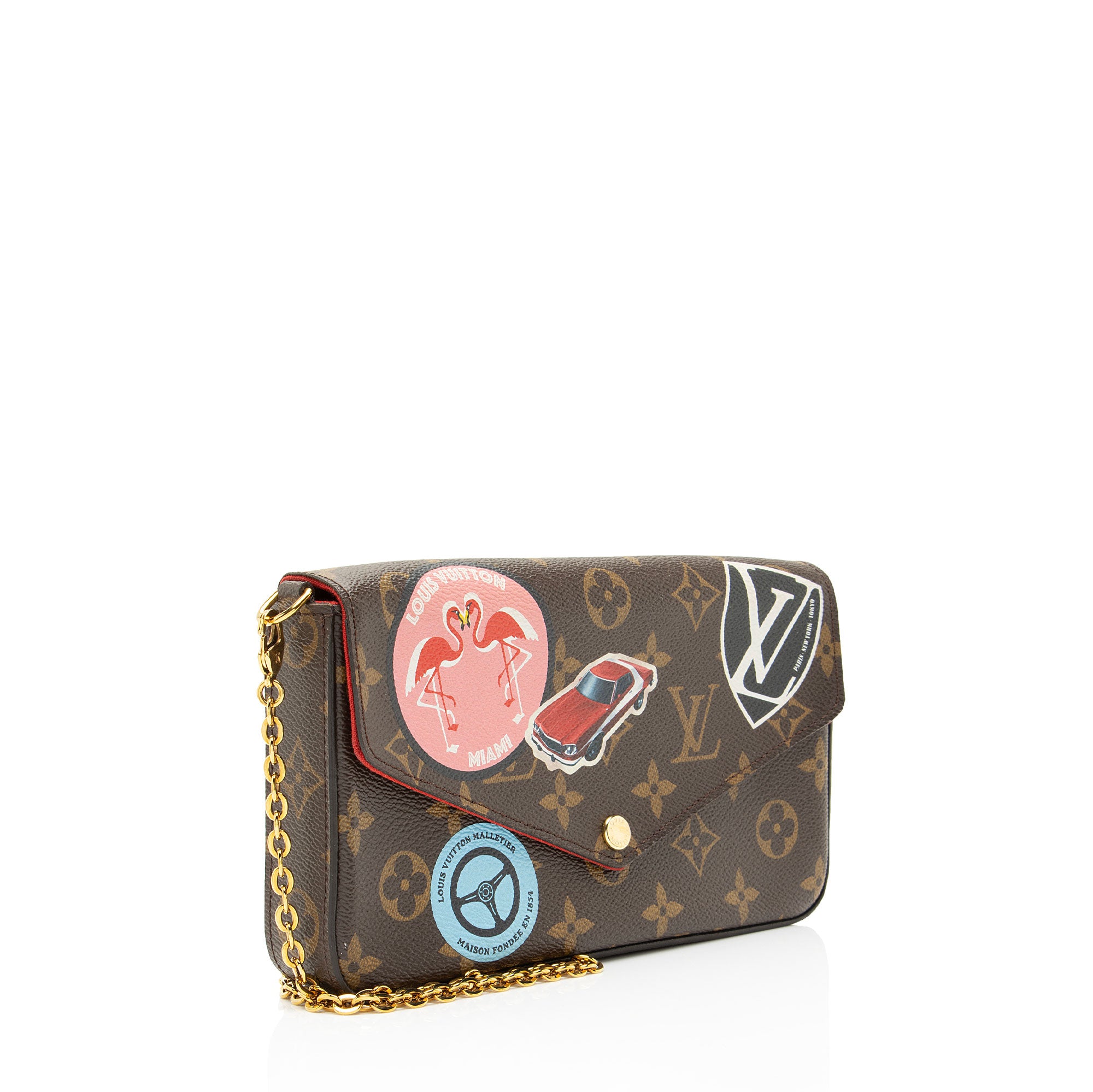 Louis Vuitton Monogram Canvas World Tour Felicie Pochette