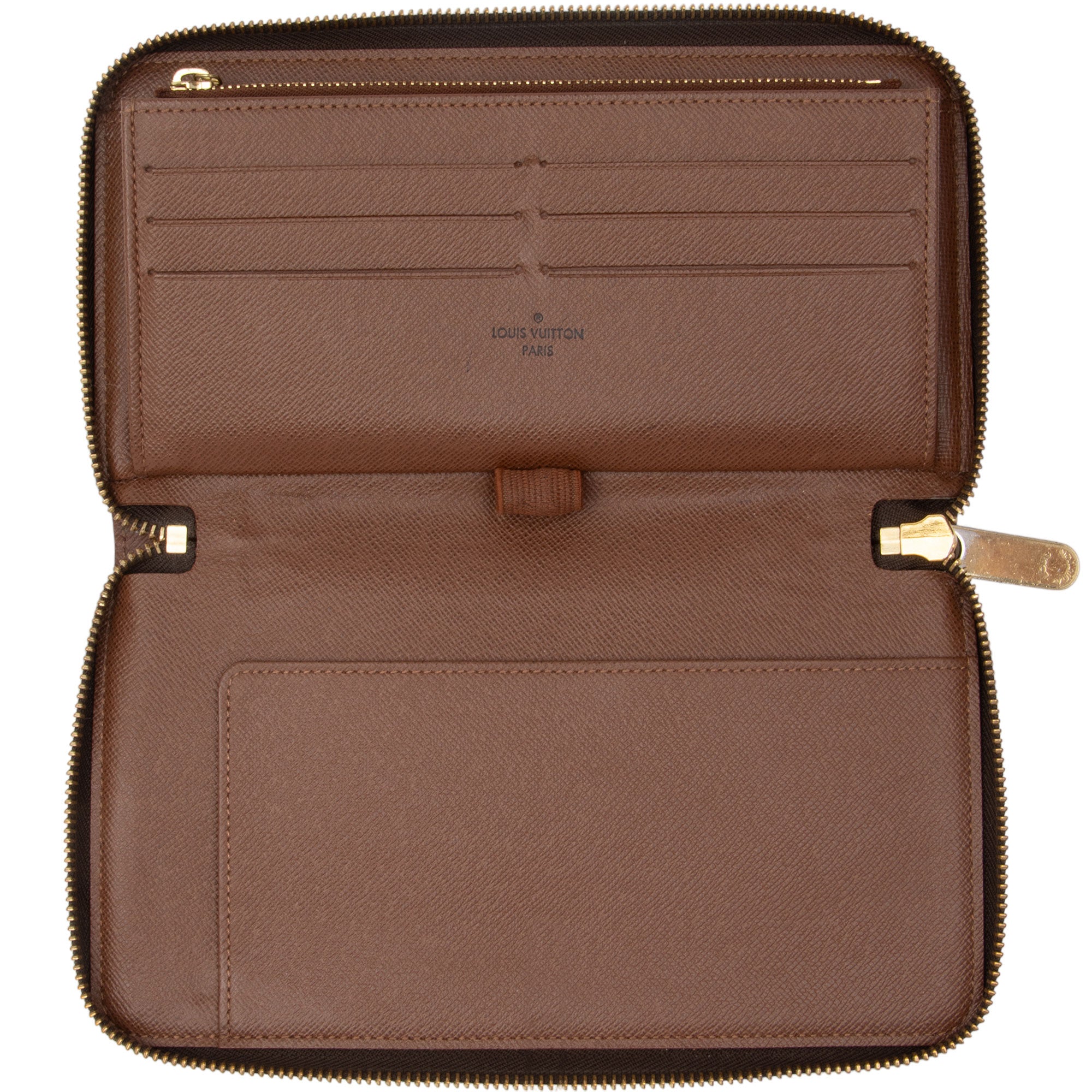 Louis Vuitton Monogram Canvas Zippy Organizer Wallet (SHF-2Gu7uv)