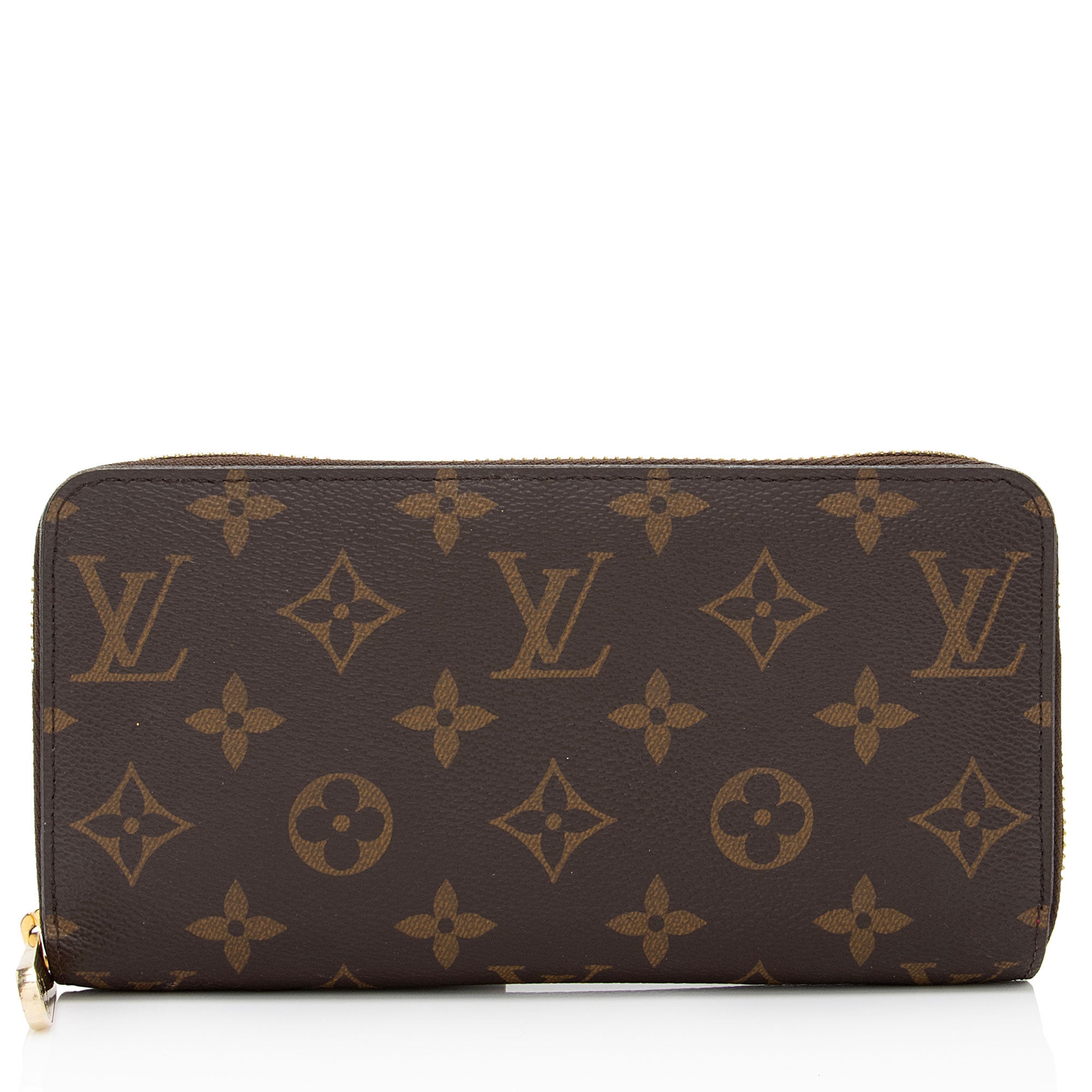 Louis Vuitton Monogram Canvas Zippy Wallet (SHF-743Pf3)
