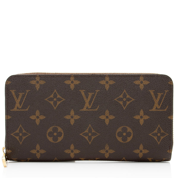 Louis Vuitton Monogram Canvas Zippy Wallet (SHF-UXLzrv)