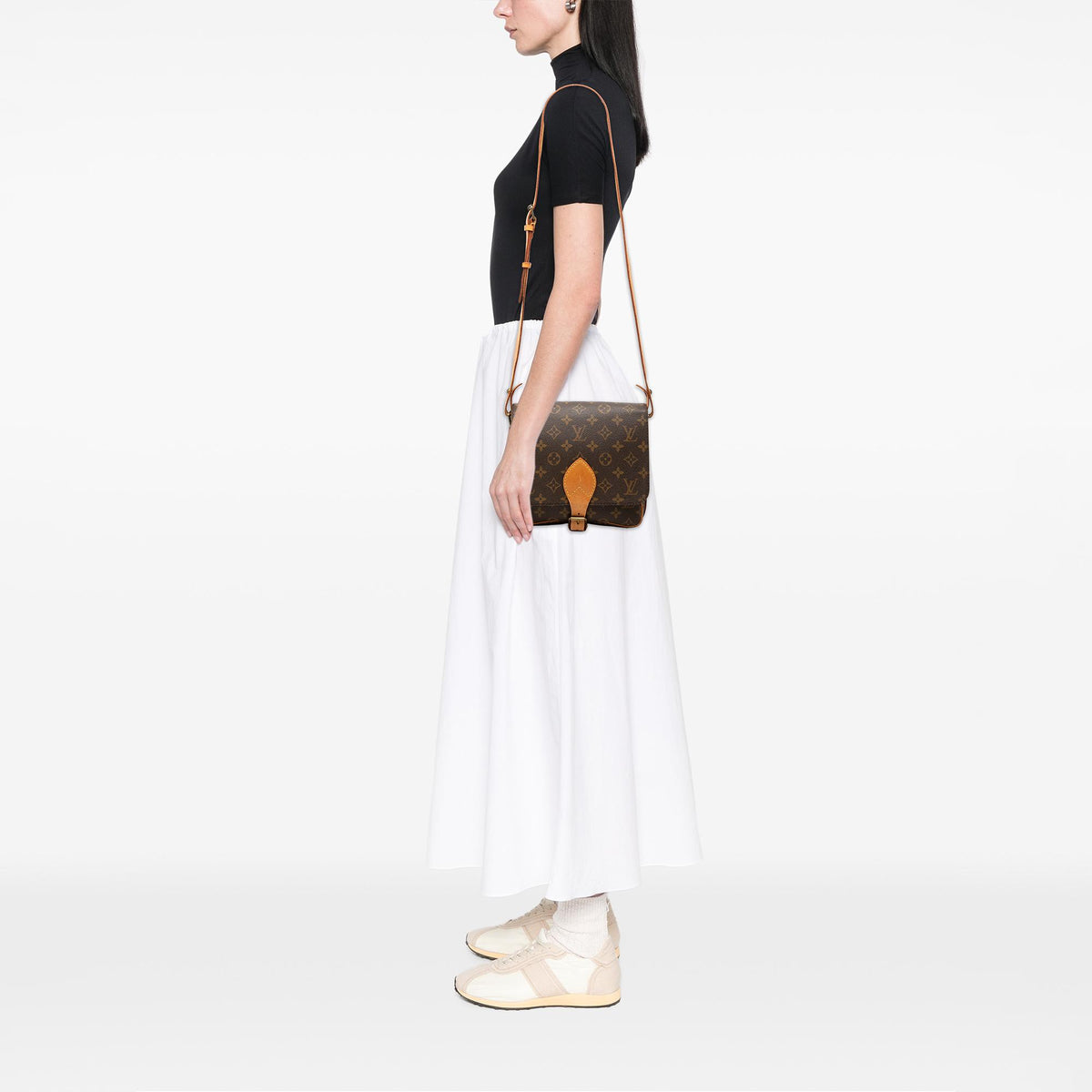 Louis Vuitton Monogram Cartouchiere MM