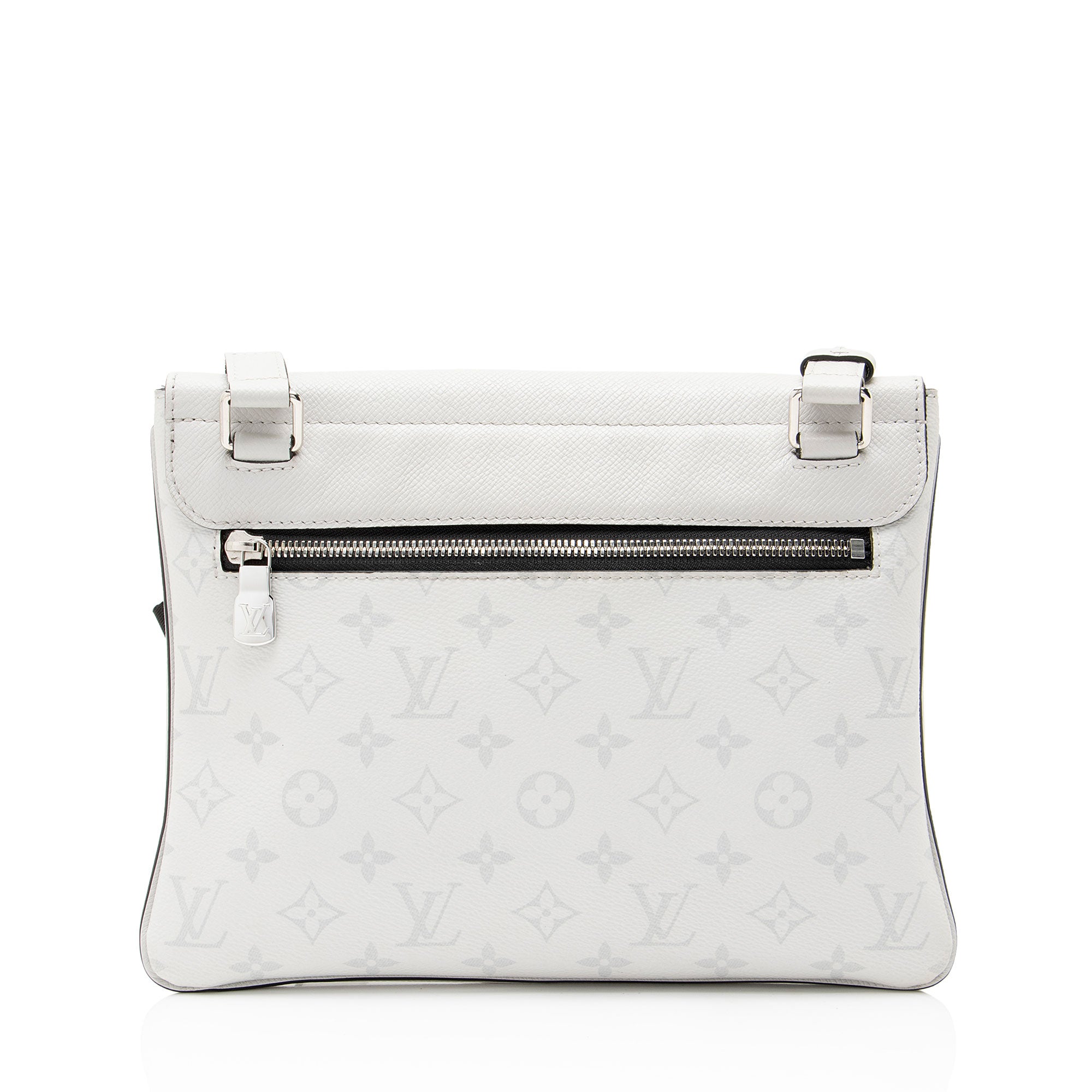 Louis Vuitton Monogram Chalk Taiga Leather Outdoor Flap Messenger