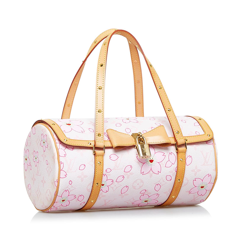 Louis Vuitton Papillon 30 Pink Monogram Cherry Blossom Canvas