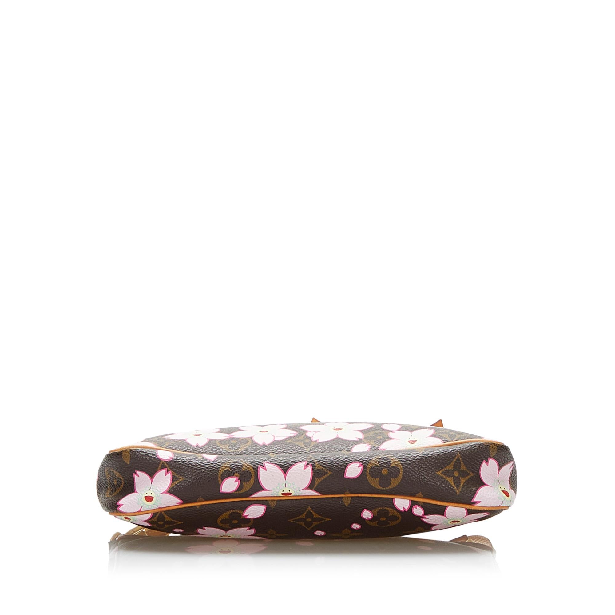 Louis Vuitton Monogram Cherry Blossom Pochette Accessoires (SHG-DHjav2)