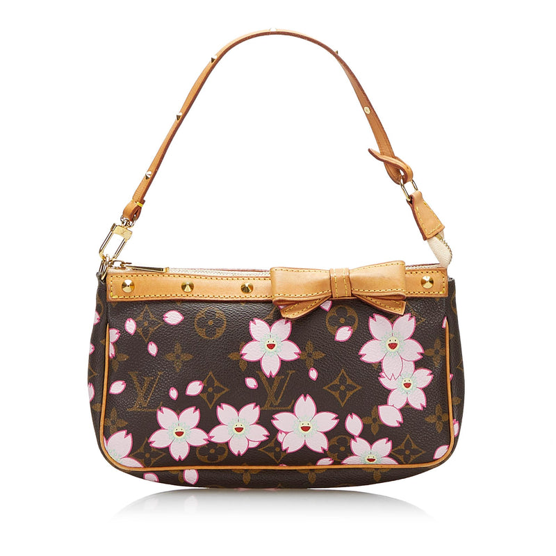 Louis Vuitton, Bags, Authenticlouis Vuitton Cherry Blossom Pouchette Bag