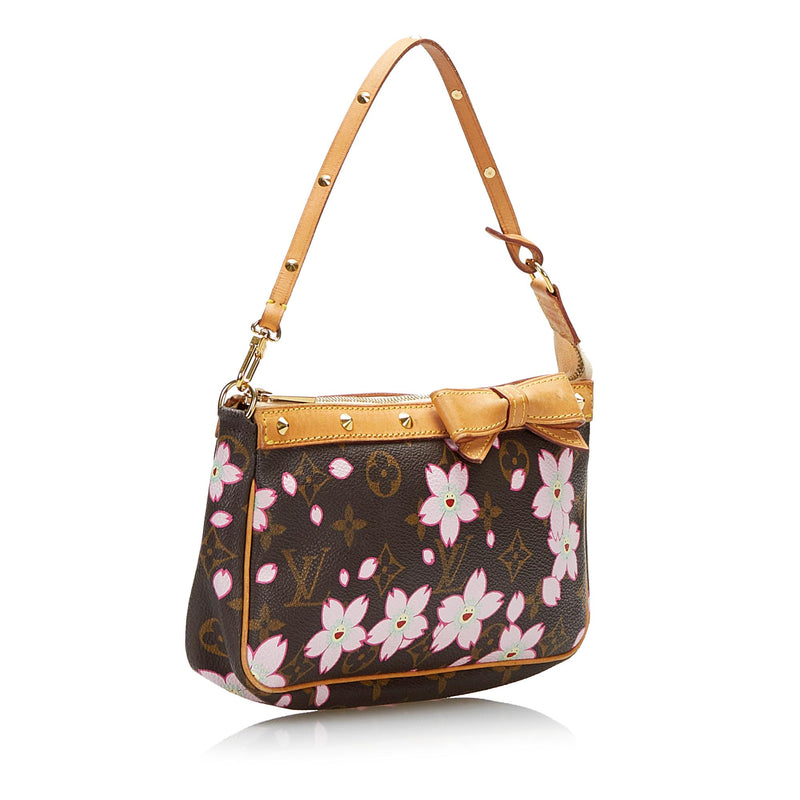 Louis Vuitton Monogram Cherry Blossom Pochette Accessoire Handbag
