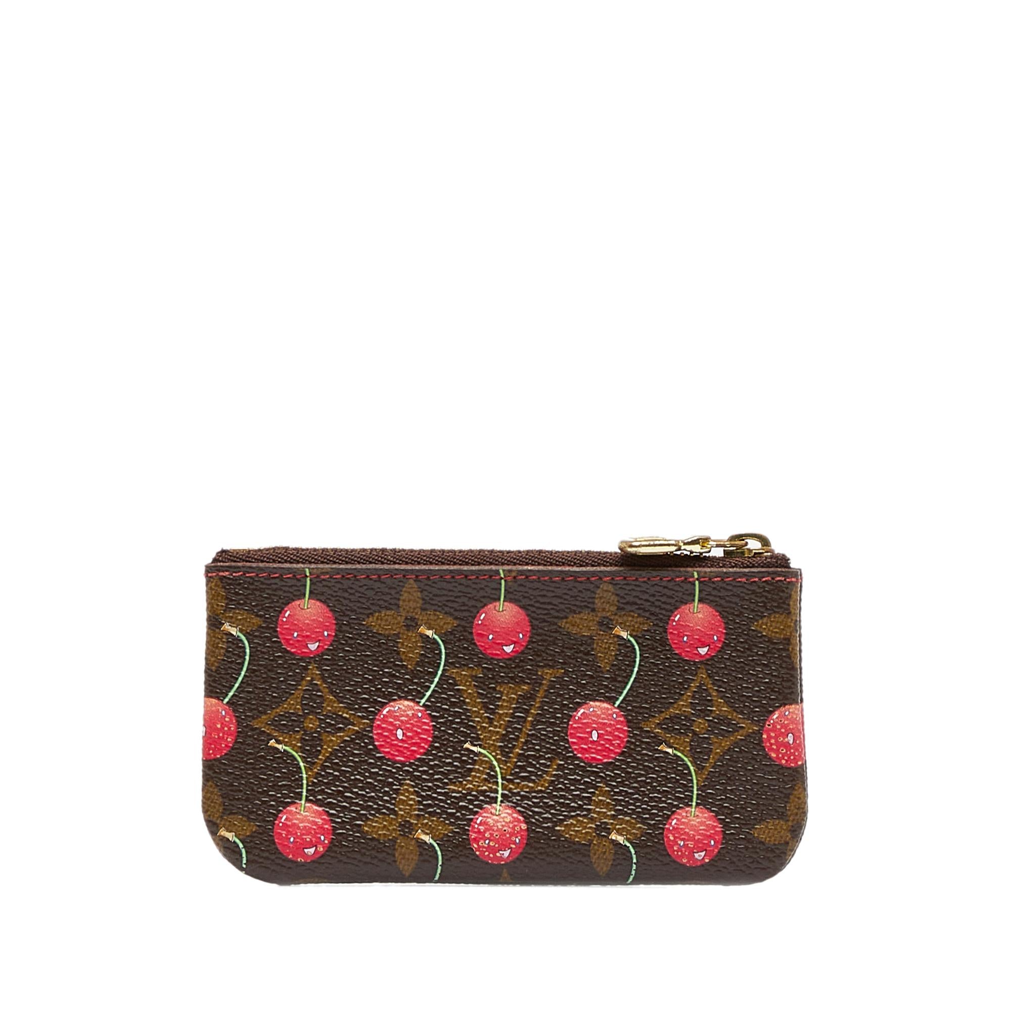 Louis Vuitton Monogram Cherry Pochette Cles (SHG-Yan3YQ)